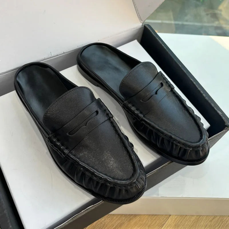 MOCASÍN DESTALONADO FRUNCIDO