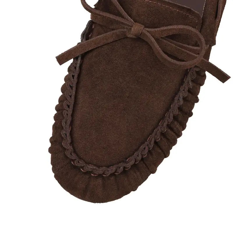 MOCASÍN SERRAJE FRUNCIDOS LAZO