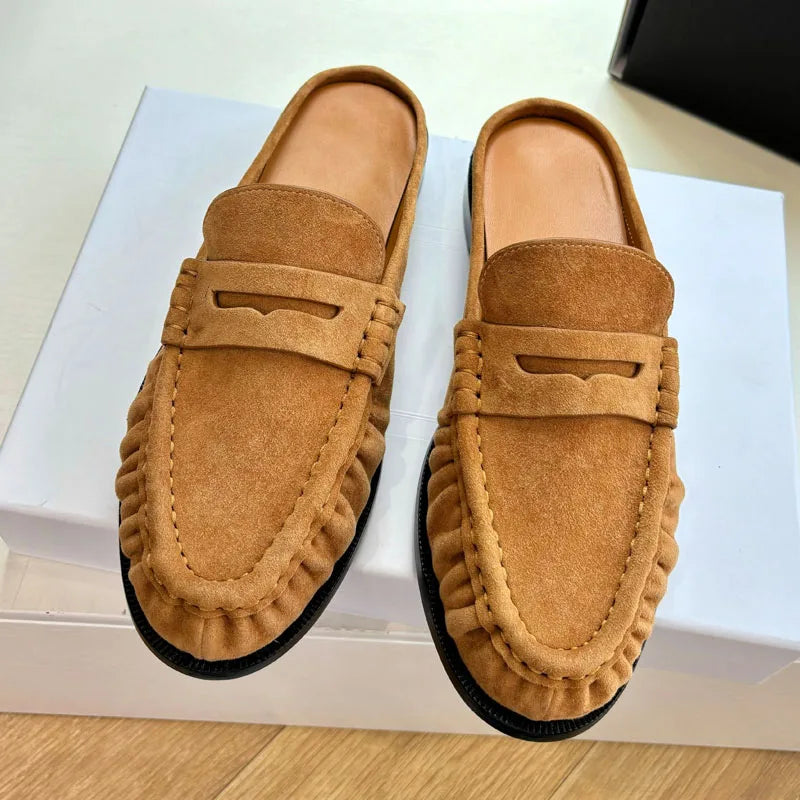 MOCASÍN DESTALONADO FRUNCIDO