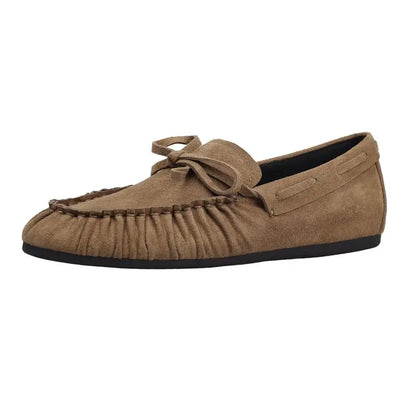 MOCASÍN SERRAJE FRUNCIDOS LAZO