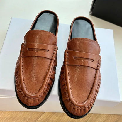MOCASÍN DESTALONADO FRUNCIDO
