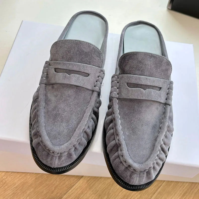 MOCASÍN DESTALONADO FRUNCIDO