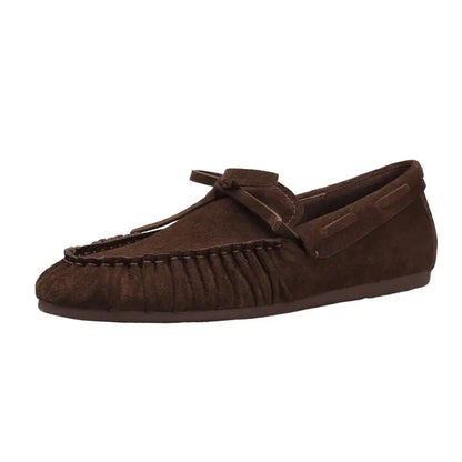 MOCASÍN SERRAJE FRUNCIDOS LAZO