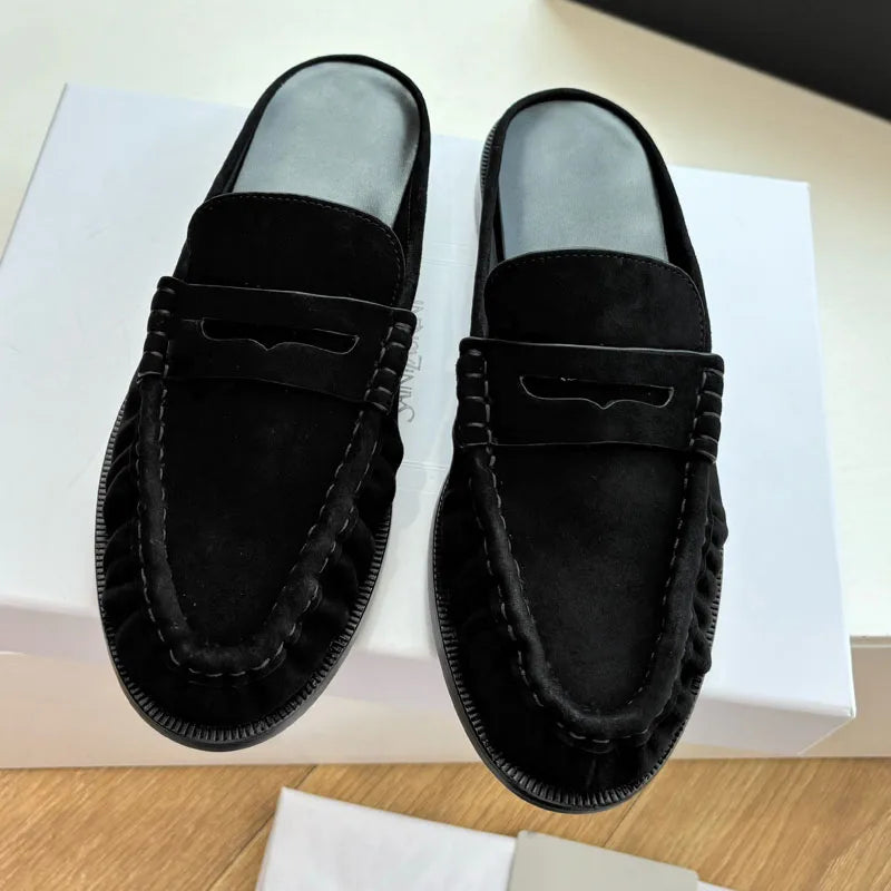 MOCASÍN DESTALONADO FRUNCIDO