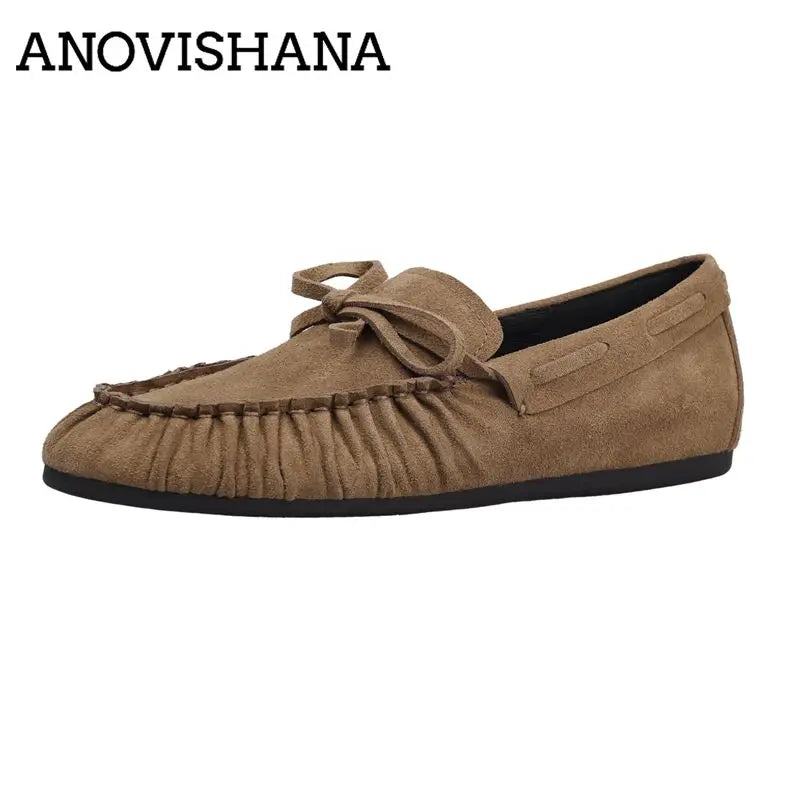 MOCASÍN SERRAJE FRUNCIDOS LAZO