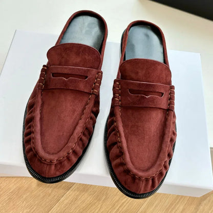 MOCASÍN DESTALONADO FRUNCIDO
