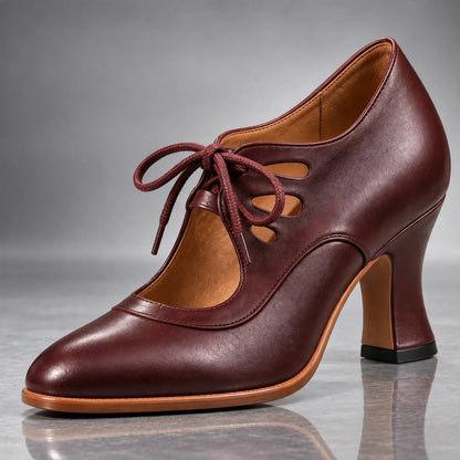 Audrey | Tacones con cordones