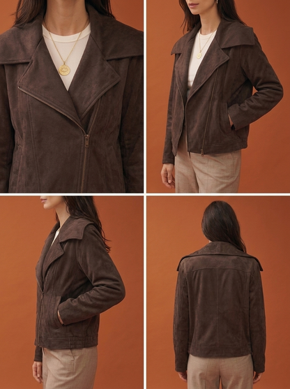 CAZADORA BOMBER CUELLO AMPLIO